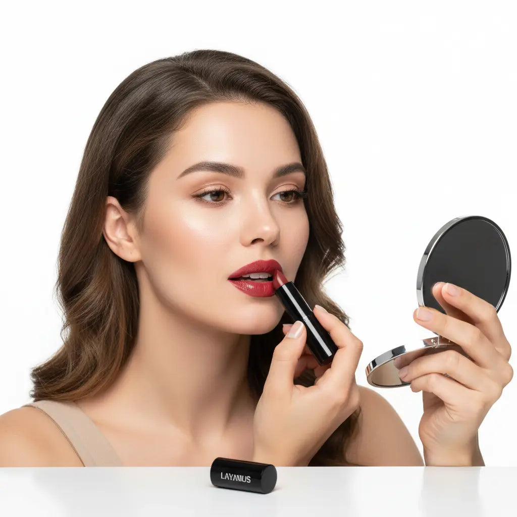 Luxury Cream Lipstick - Runway Red LAYAMUS®